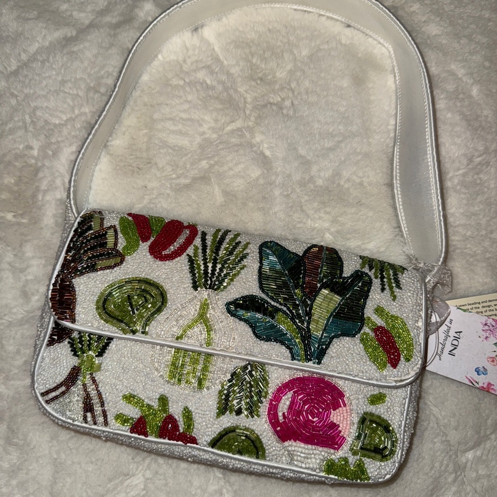 Viral Beaded Vegetable Market Bag